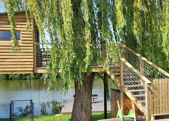 Familial Avec Piscine Privative Chauffee, Terrasse Sur Le Loir Et Proche Du Zoo De - Fr-1-410-329 בית נופש