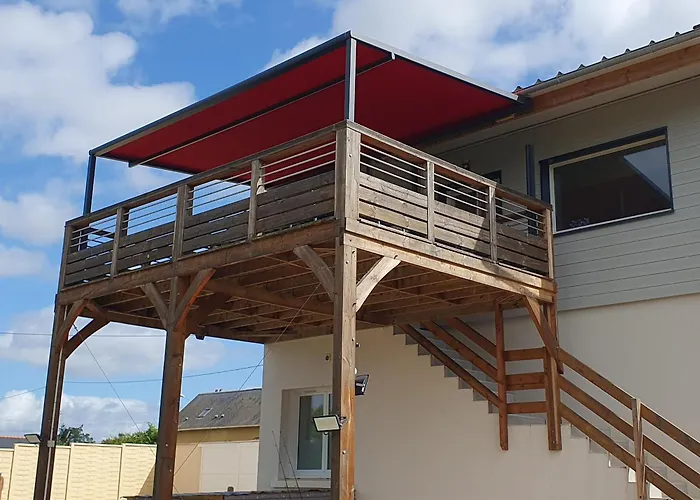 Familial Avec Piscine Privative Chauffee, Terrasse Sur Le Loir Et Proche Du Zoo De - Fr-1-410-329 בית נופש La Flèche