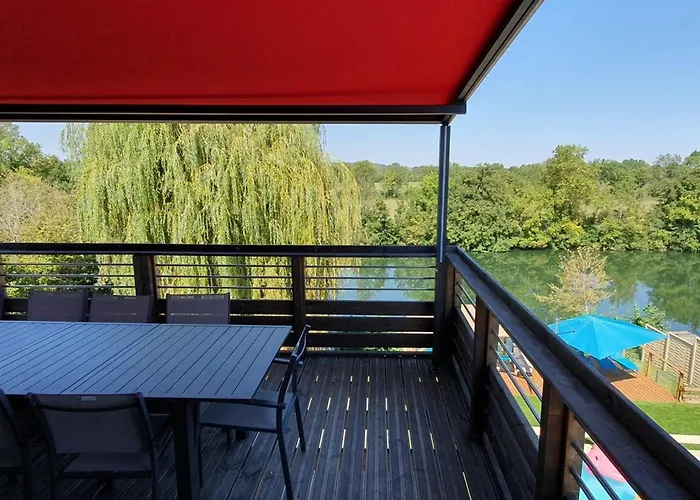 בית נופש Familial Avec Piscine Privative Chauffee, Terrasse Sur Le Loir Et Proche Du Zoo De - Fr-1-410-329 *